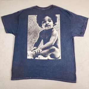 Notorious BIG Biggie Smalls T-Shirt Tee XL Vintage Rap Graphic Acid Wash Y2K